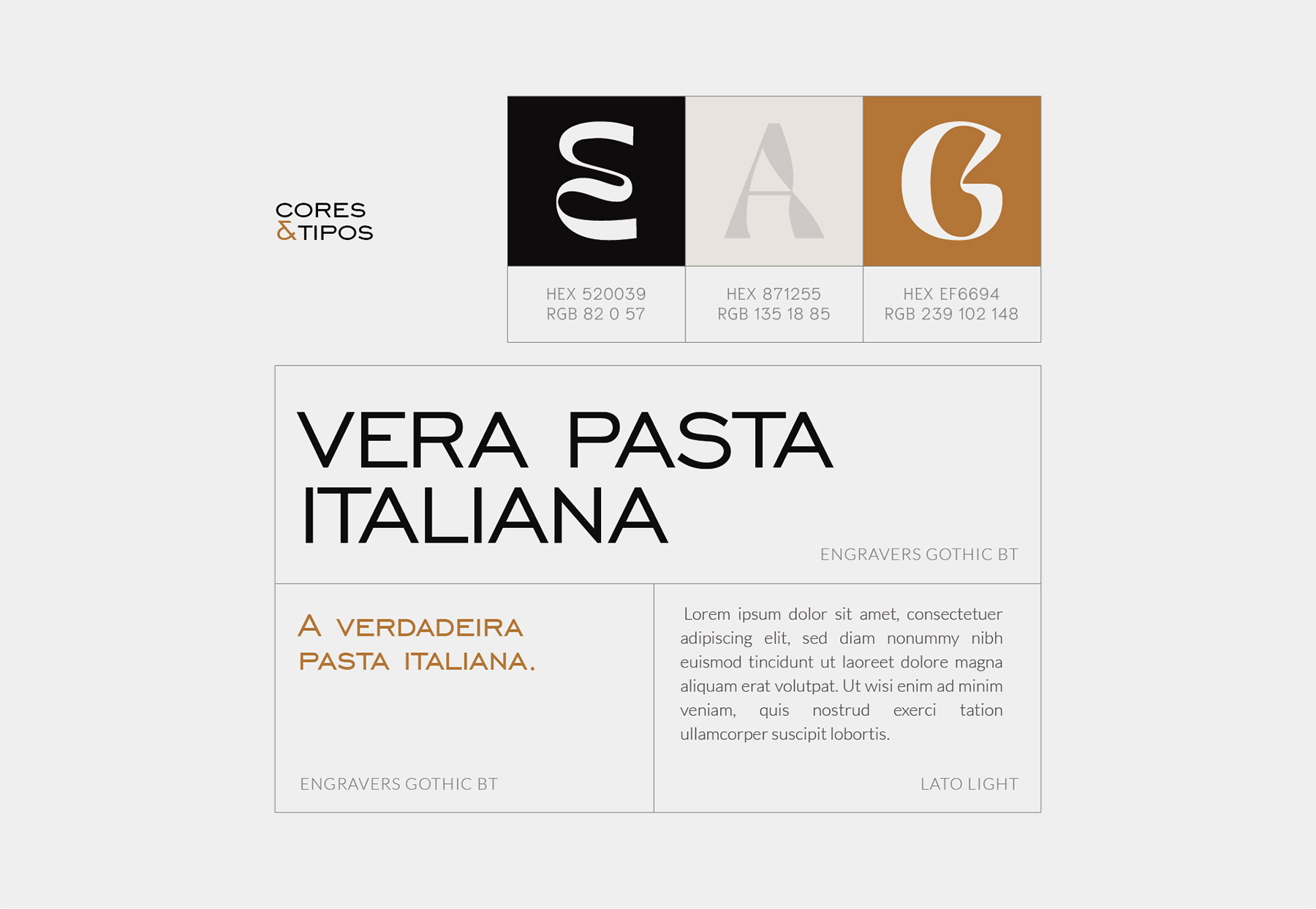 VERAGGIO · Pasta d’Italia